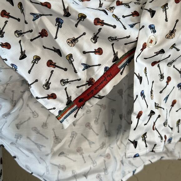 Visconti men’s guitar button down shirt‎ size medium - Picture 4 of 6